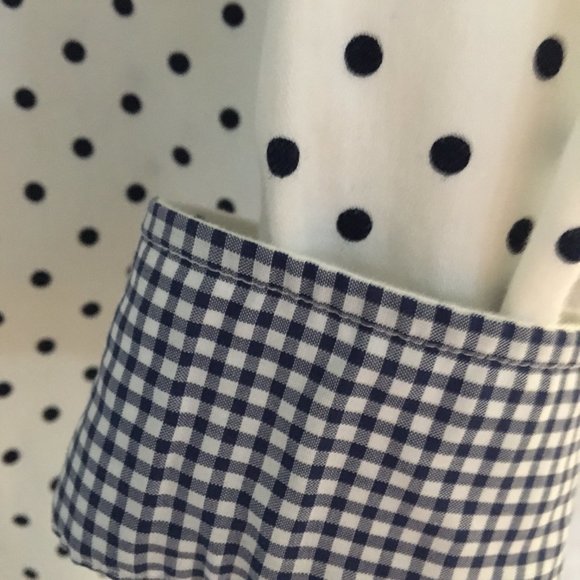 Chaps polka-dot blouse - dressy or casual - Picture 4 of 5